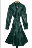 Faux Leather Jacket Dress