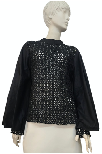 Eye-popping eyelet top - perfect for stealing the show! N by Nancy