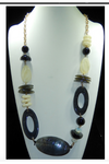 Charcoal Chunky Acrylic Chain Necklace