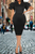 V-Neck Scuba Dress