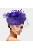 Feather Mesh Fascinator