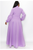 Plus Size Balloon Sleeve Maxi Bow-tie Dress