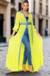 Chiffon Maxi Jacket Dress