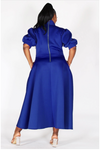 Puff Sleeve Bow Dress