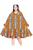 Ankara Pleated Tiered Babydoll Maxi Dress