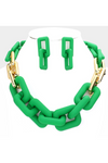 Open Link Necklace Set