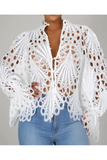 High Neck Lace/Crotchet Top