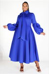 Bishop's Sleeve Scuba Dress
