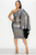 Holographic One Sleeve Cape Dress