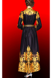 Long Bishop Sleeve Dress