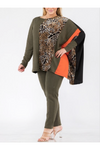 Multi-Color Sweater and Matching Pants Set