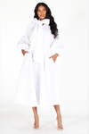 Bishop's Sleeve Scuba Dress