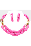 Open Link Necklace Set