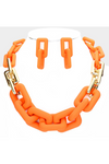 Open Link Necklace Set