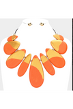 Teardrop Wooden Necklace