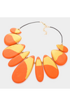 Teardrop Wooden Necklace