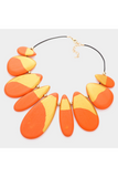 Teardrop Wooden Necklace