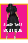 Puff Sleeve Bow Dress