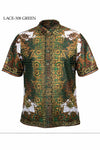 Greek Print Lace Shirt
