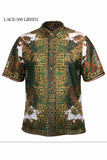 Greek Print Lace Shirt