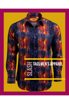 Navy Graphic Men's Shirt