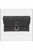 Solid Faux Leather Crossbody Bag with detachable chain