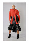 Ruffle High Low Skirt