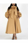 Bishop's Sleeve Scuba Dress