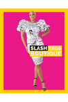 Newsprint Puff Sleeve Dress