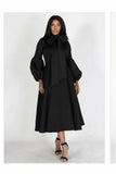 Bishop's Sleeve Scuba Dress