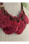 Red Velvet Necklace Set