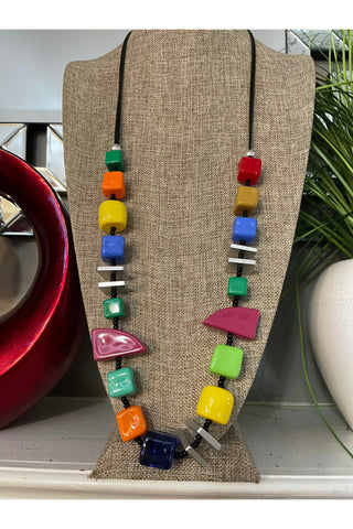 Color Block Necklace