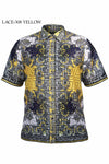 Greek Print Lace Shirt