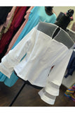 White Sheer Top