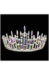 Marquise Round Stone Accented Princess Tiara