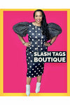 Polka Dot Puff Sleeve Dress