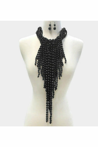 Pearl Strand Statement Necklace Variety of Colors