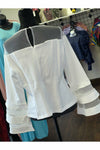 White Sheer Top