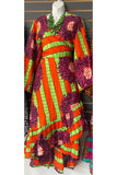 African Print Wrap Dress