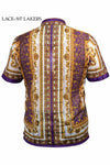 Greek Print Lace Shirt