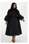 Bishop's Sleeve Scuba Dress