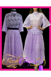 Dress to Impress Sheer Lilac Blouse