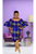 African Print Tiered Sleeve Top and Skirt Set