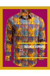 Digital Mustard Graphic Print Men's Shirt