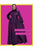 Plus Size Balloon Sleeve Maxi Bow-tie Dress