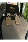 Double Cord Square Necklace Set