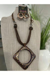 Purple Necklace Set