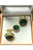 Cuff link button cover set