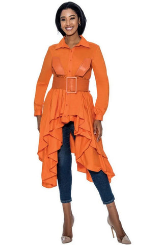 Tiered High Low Top/Jacket